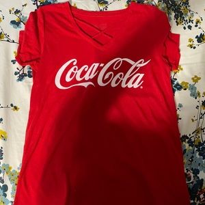Red Coca Cola t shirt